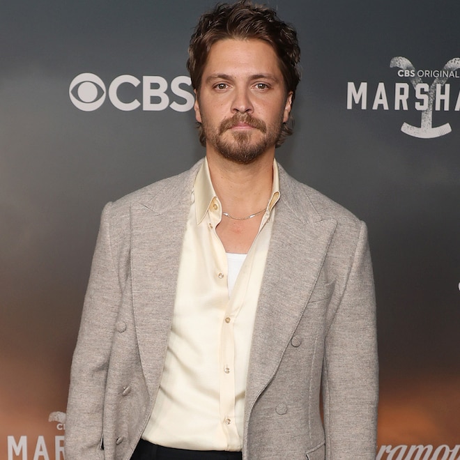Luke Grimes arrives at the Los Angeles premiere of CBS Original's "Marshals" at Autry Museum of the American West on February 24, 2026 in Los Angeles, California.